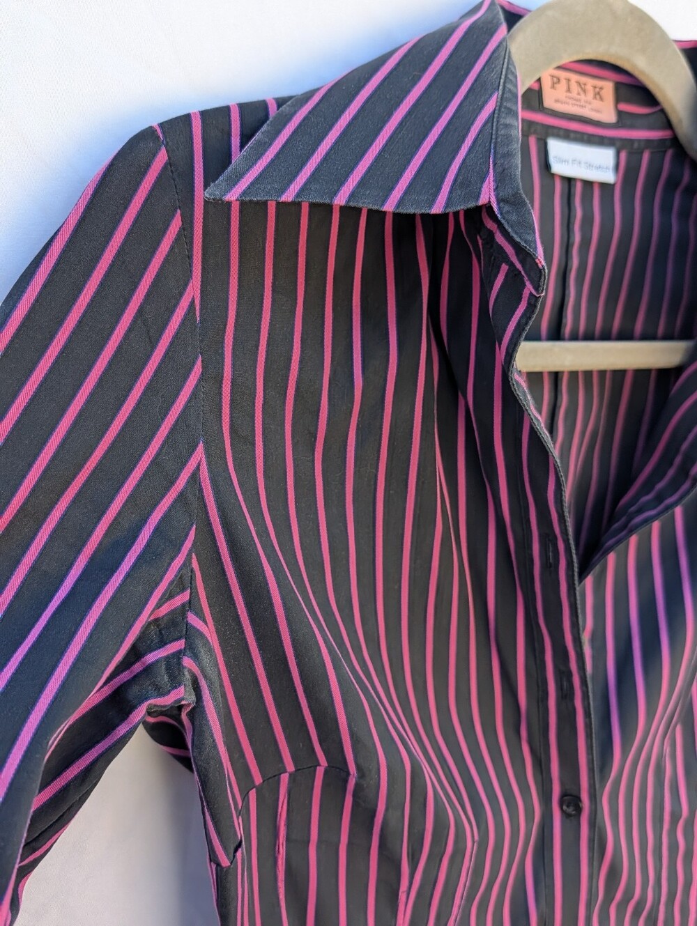 Vintage PINK Thomas Pink Long Sleeve Button Down Shirt - Picture 7 of 10